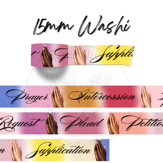 Power Of Prayer Washi