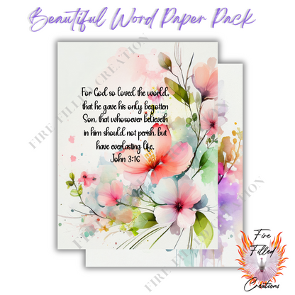 Beautiful Word - Paper Pack