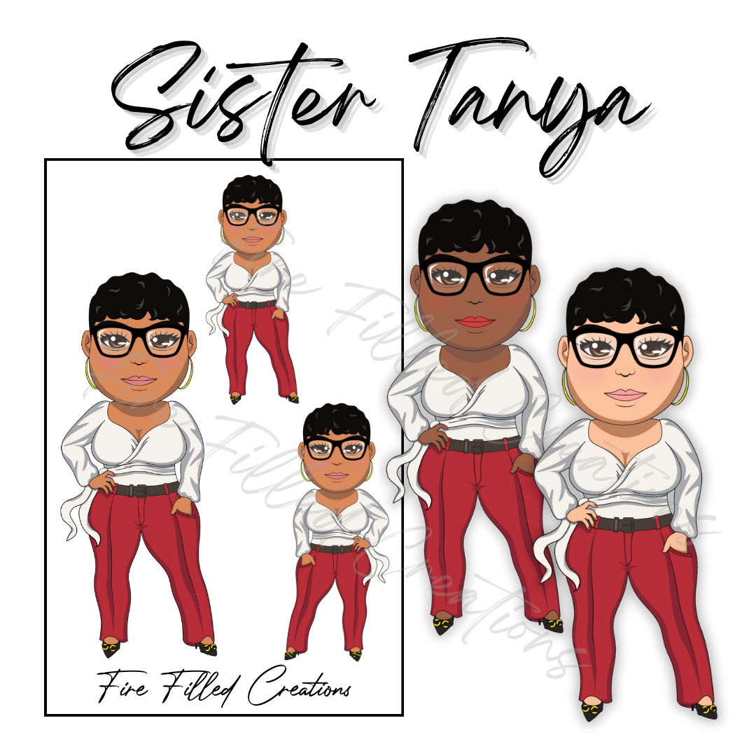 Sister Tanya Mini Faithful - Sticker Sheets and Die Cuts