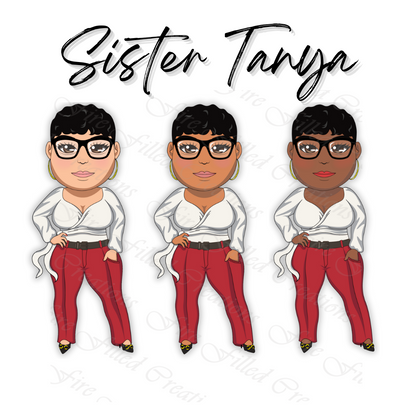 Sister Tanya Mini Faithful - Sticker Sheets and Die Cuts