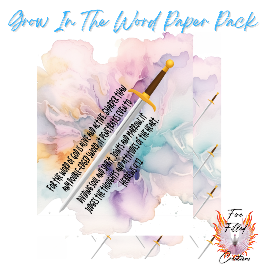 Grow In The Word Paper Pack (DIGITAL)