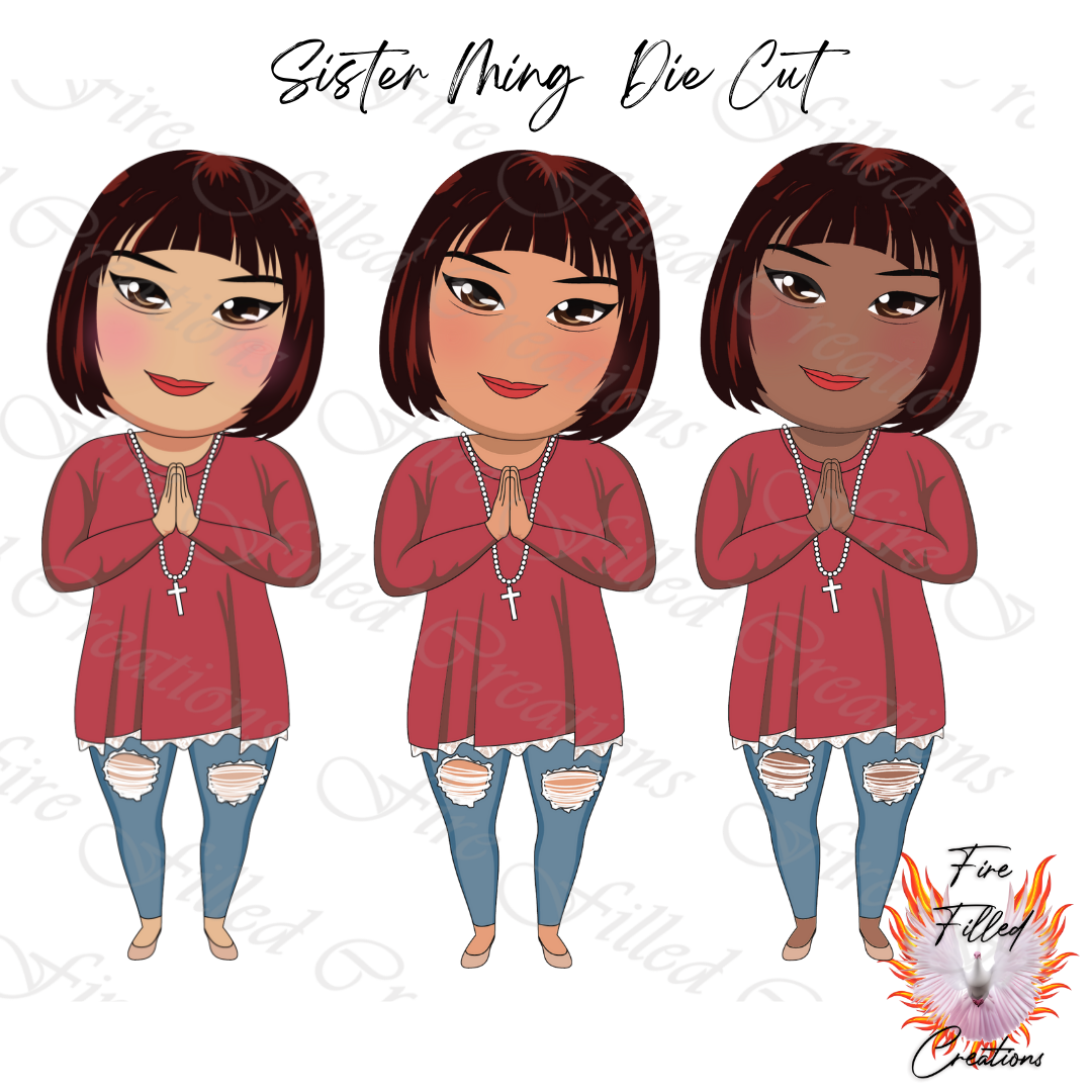 Sister Ming Mini Faithful - Sticker Sheets and Die Cuts