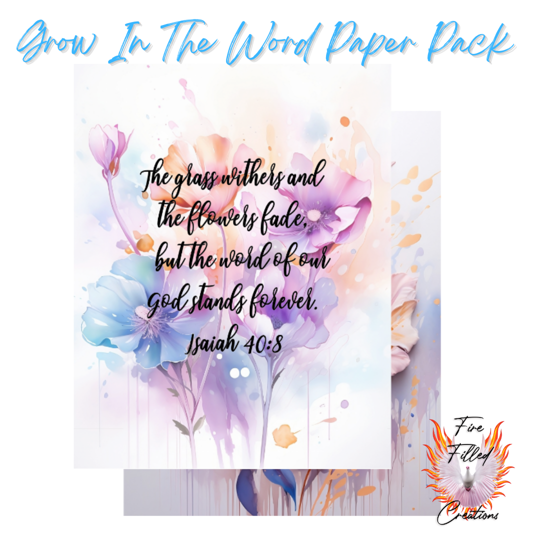 Grow In The Word Paper Pack (DIGITAL)