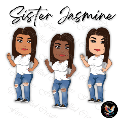 Sister Jasmine Mini Faithful - Sticker Sheets and Die Cuts