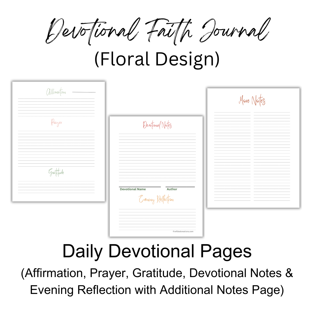 Devotional Faith Journal - Undated