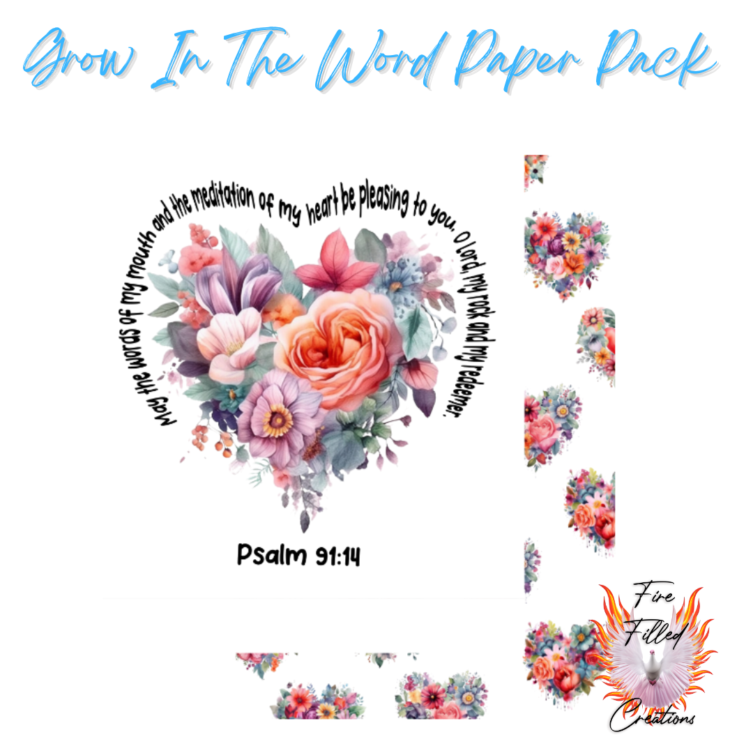 Grow In The Word Paper Pack (DIGITAL)