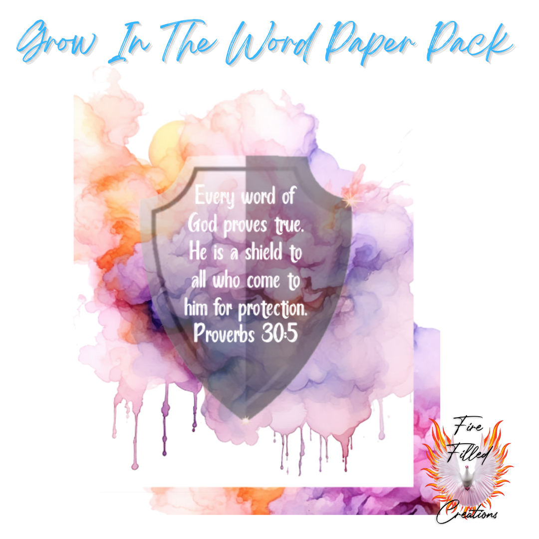 Grow In The Word Paper Pack (DIGITAL)