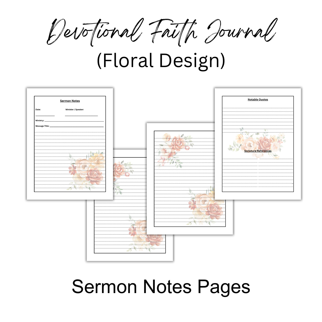 Devotional Faith Journal - Undated