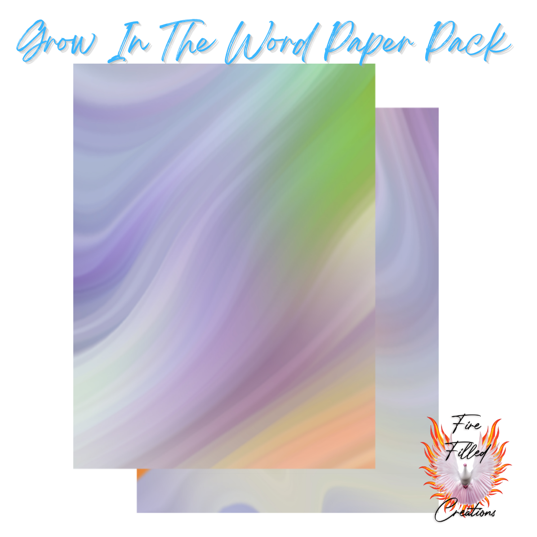 Grow In The Word Paper Pack (DIGITAL)