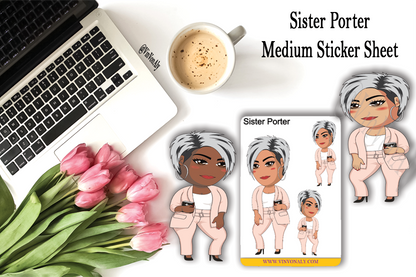Sister Porter - Sticker Sheets and Die Cuts