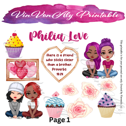 Philia Love - Printable