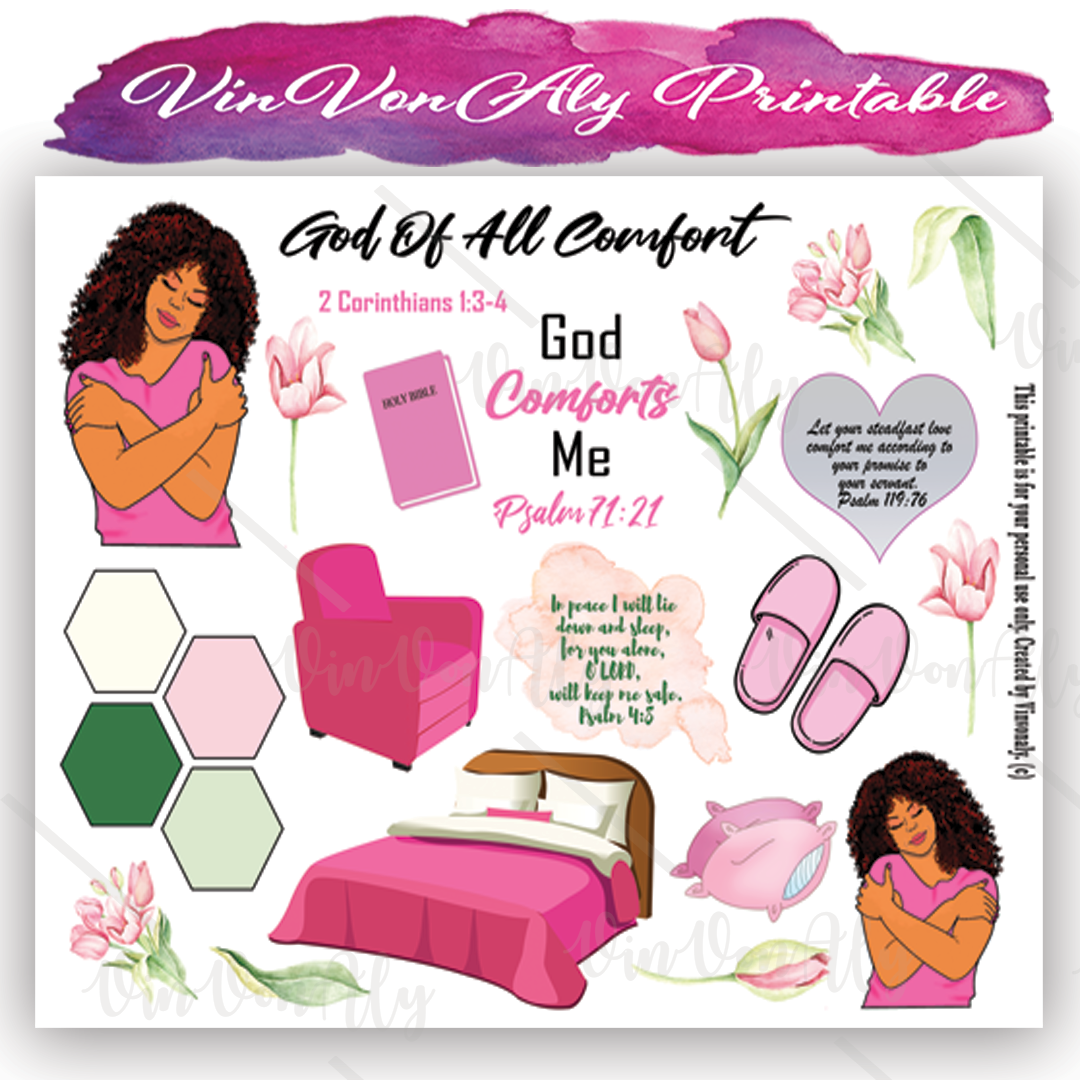 God of All Comfort- Printable