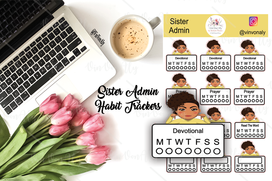 Sister Admin Mini Faithful - Habit Trackers