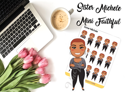 Sister Michele Mini Faithful - Sticker Sheets and Die cuts