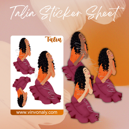 Talia - Sticker Sheet